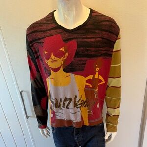 Custo Barcelona Men’s Knit with Sun Valley design